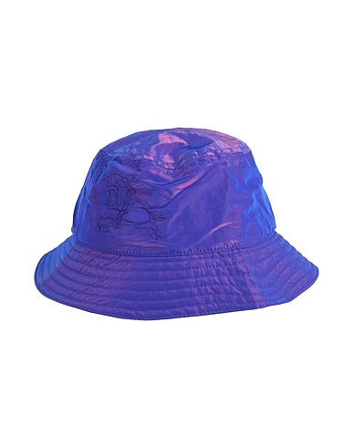 BURBERRY Hat Purple 74% Polyamide, 26% Polyester