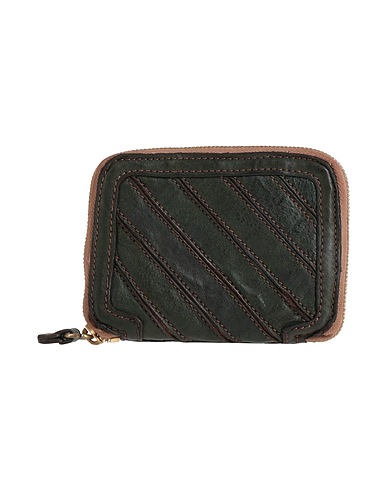 CATERINA LUCCHI Wallet GOLD Black Cowhide