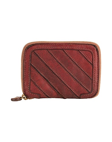 CATERINA LUCCHI Wallet GOLD Brown Cowhide