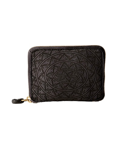 CATERINA LUCCHI Wallet GOLD Black Calfskin