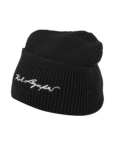KARL LAGERFELD Cappello Nero 60% Poliestere, 30% Nylon, 10% Lana