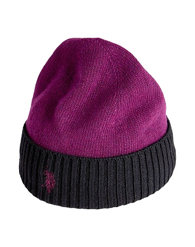 U.S.POLO ASSN. Hat Mauve 40% Wool, 30% Viscose, 20% Polyamide, 10% Cashmere