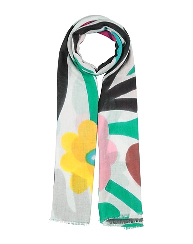 CAMERUCCI ARCHIVIO Sciarpe e foulard Bianco 80% Modal, 20% Lana