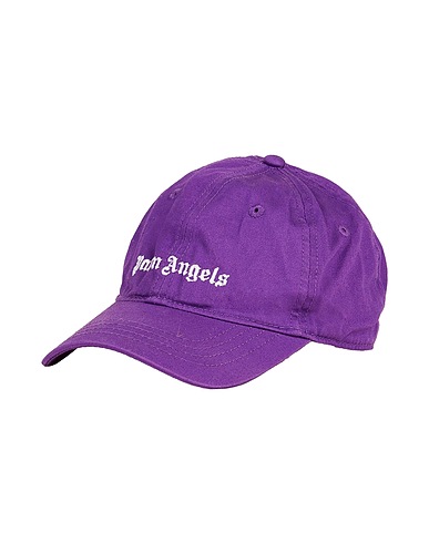 PALM ANGELS Hat Purple 100% Cotton, Polyester