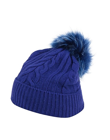 VICOLO Hat Purple 40% Viscose, 30% Polyamide, 25% Wool, 5% Cashmere