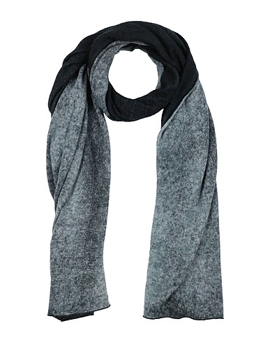 ALPHA STUDIO Scarves and foulards Charcoal 50% Baby alpaca wool, 26% Recycled polyamide, 24% Polyamide