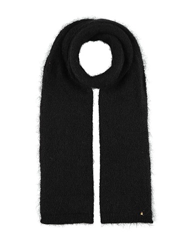 DES PETITS HAUTS Scarves and foulards Black 62% Superkid mohair, 20% Merino Wool, 16% Polyamide, 2% Elastane