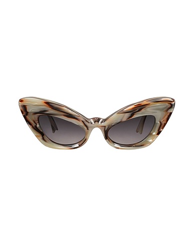 MARNI Occhiali da sole Grigio chiaro 45% Acetato, 35% Metallo, 20% PMMA - Polimetilmetacrilato