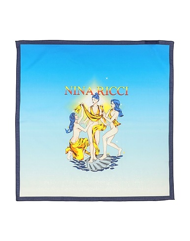 NINA RICCI Scarves and foulards Azure 100% Cotton
