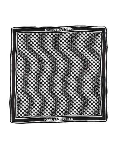 KARL LAGERFELD Schals und Foulards Schwarz 100% Seide
