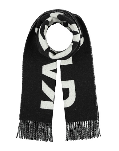 KARL LAGERFELD Scarves and foulards Black 80% Wool, 20% Polyamide