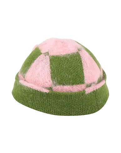 STOCKHOLM (SURFBOARD) CLUB Hat Pink 29% Recycled nylon, 25% Synthetic fibers, 19% Organic cotton, 16% Wool, 11% Mohair wool