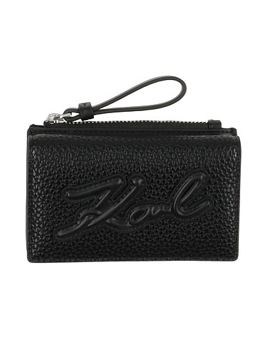 KARL LAGERFELD レザー小物 ブラック 再生ポリウレタン 58% / ポリウレタン 42%