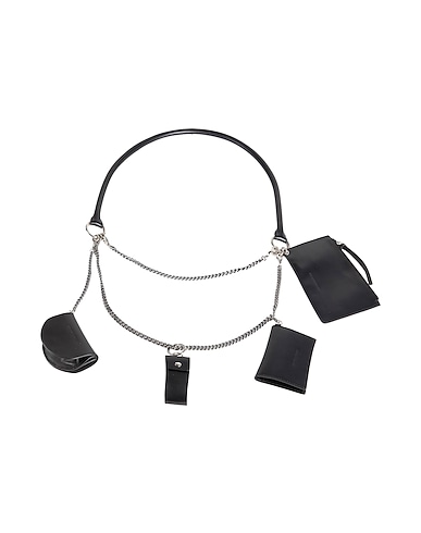 ANN DEMEULEMEESTER Small Leather Goods Black 100% Calfskin