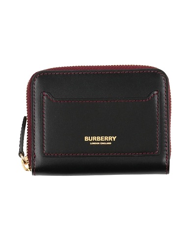 BURBERRY Wallet Black 100% Calfskin