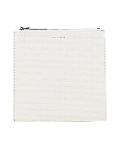 GIVENCHY Bustina Bianco 100% Pelle di vitello