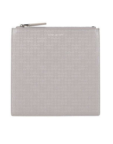 GIVENCHY Pouch Grey 100% Calfskin