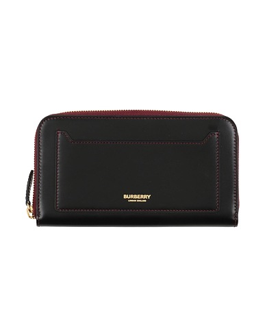 BURBERRY Wallet Black 100% Calfskin