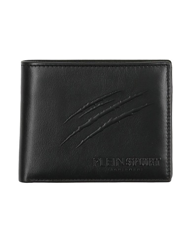 PLEIN SPORT Portafoglio Nero Pelle
