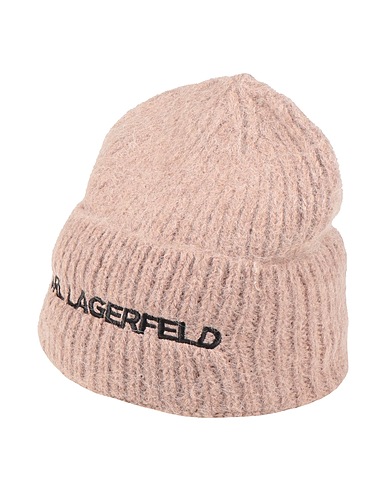 KARL LAGERFELD Hat Taupe 44% Alpaca wool, 31% Nylon, 15% Wool, 10% Viscose