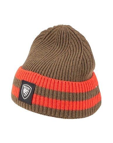 BLAUER. Hat Military green 35% Polyamide, 30% Wool, 30% Viscose, 5% Cashmere