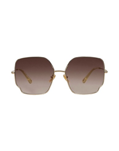 CHLOÉ Lunettes de soleil Or Métal