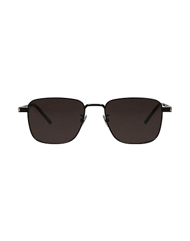 SAINT LAURENT Sunglasses Black Metal, Plastic, Glass