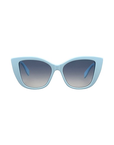 MCQUEEN Sunglasses Sky blue Plastic, Glass