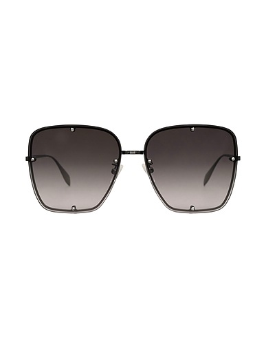 MCQUEEN Sunglasses Gunmetal Metal, Glass