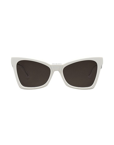 BALENCIAGA Sunglasses White Plastic, Glass