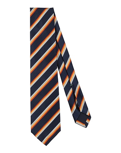 LUIGI BORRELLI NAPOLI Krawatten und Fliegen Nachtblau 100% Seide