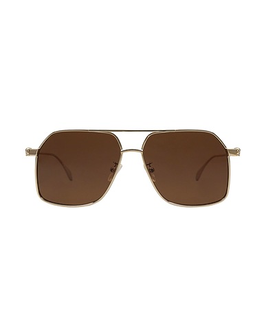 MCQUEEN Sunglasses Gold Metal, Glass