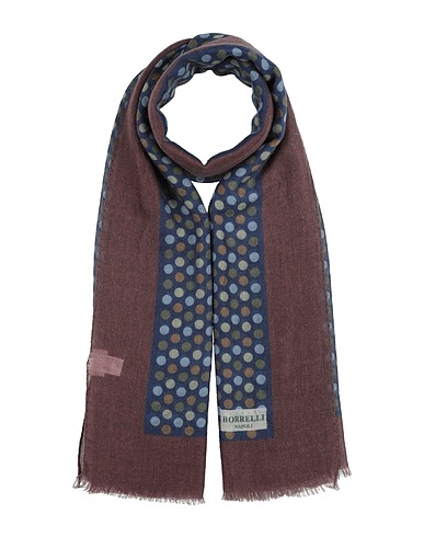 LUIGI BORRELLI NAPOLI Scarves and foulards Blue 100% Cashmere