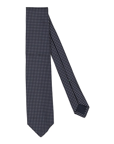 LUIGI BORRELLI NAPOLI Ties and bow ties Midnight blue 100% Silk