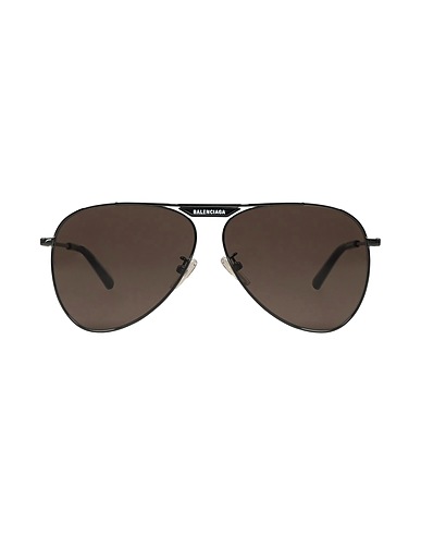 BALENCIAGA Sunglasses Black Metal