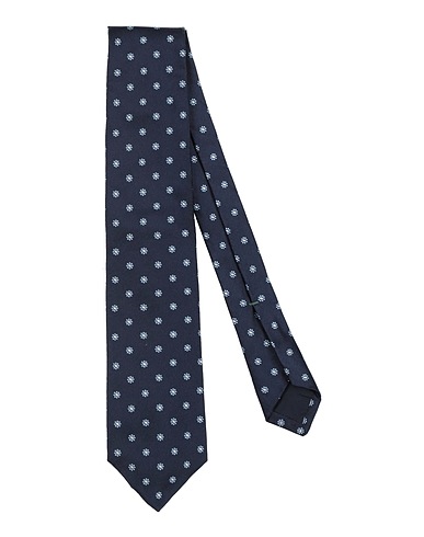LUIGI BORRELLI NAPOLI Ties and bow ties Midnight blue 100% Silk