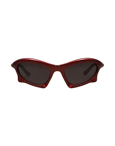 BALENCIAGA Sunglasses Brick red Plastic, Glass