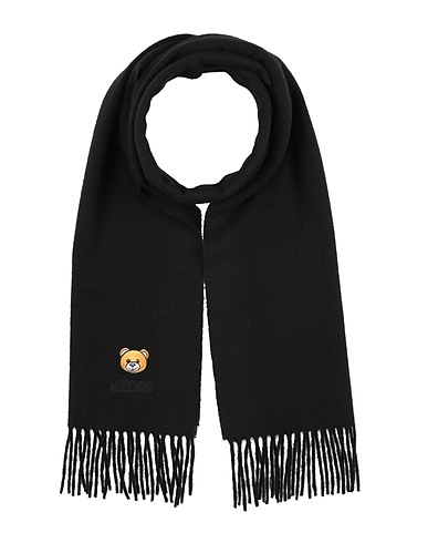 MOSCHINO Schals und Foulards Schwarz 100% Merinowolle