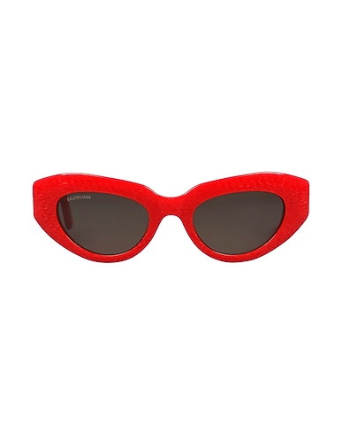 BALENCIAGA Sunglasses ROSSO Plastic, Glass