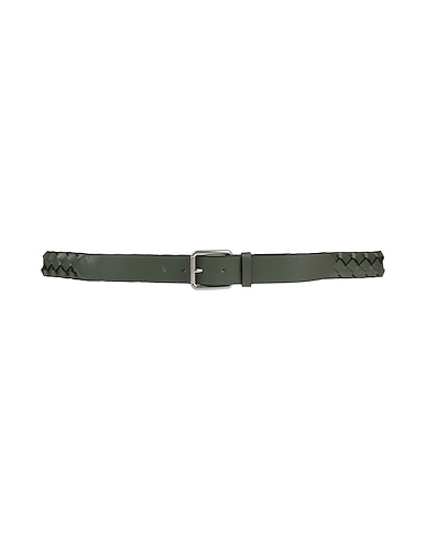 MULBERRY Leather belt Military green Calf hair
