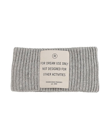 GOLDEN GOOSE Scarves and foulards Grey 40% Wool, 25% Viscose, 25% Polyamide, 10% Cashmere