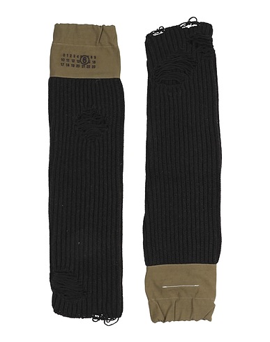 MM6 MAISON MARGIELA Gloves Black 85% Cotton, 15% Wool, Polyamide