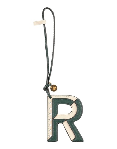 MULBERRY Key ring Dark green Leather