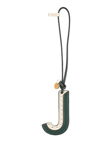 MULBERRY Schlüsselanhänger Beige Leder, Messing