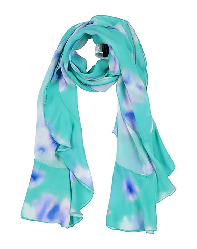 BLUMARINE Scarves and foulards Turquoise 100% Viscose