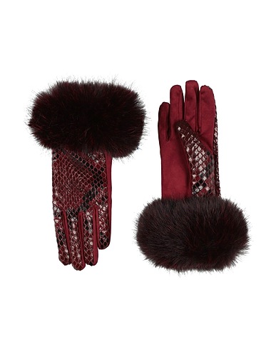 MARCIANO by GUESS Gloves Burgundy 100% Polyester