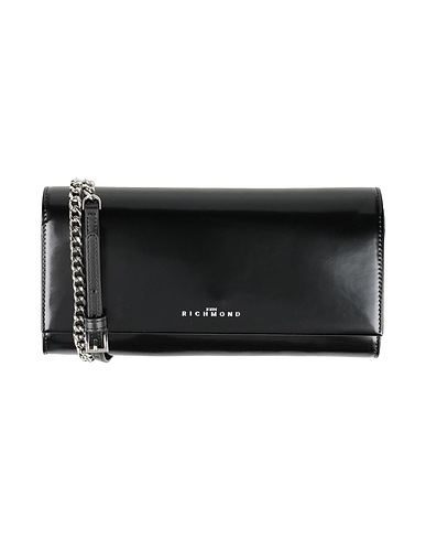 JOHN RICHMOND Small Leather Goods Black Calf hair