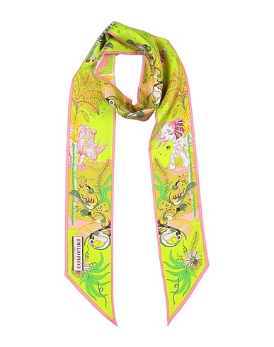 PUCCI Sciarpe e foulard Verde lime 100% Seta