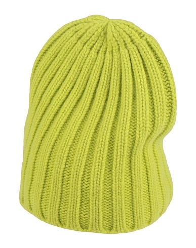 SEMICOUTURE Hat Lime green 80% Wool, 20% Polyamide