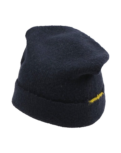 SEMICOUTURE Hat Navy blue 63% Virgin Wool, 25% Polyamide, 10% Cashmere, 2% Elastane